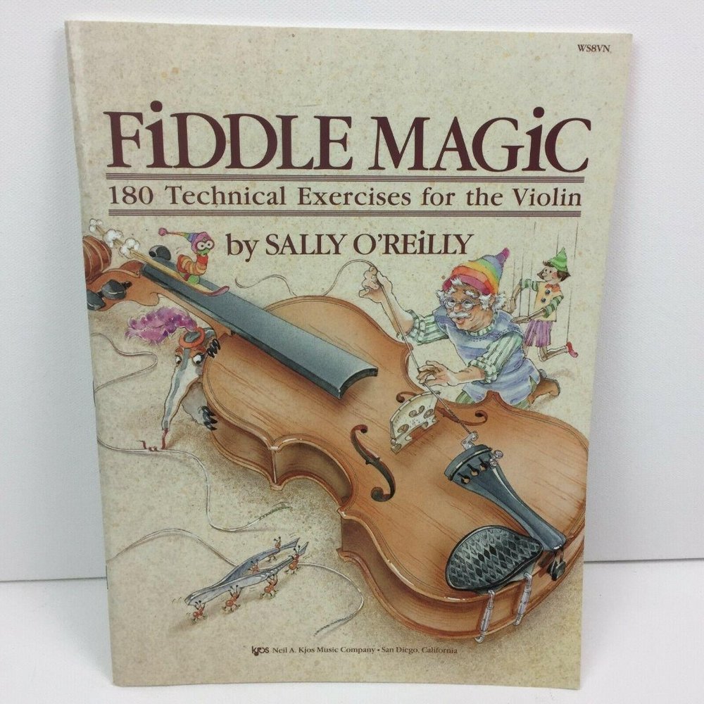 Fiddle Magic 180 Technical Exercises For Violin Sally O'Reilly Music Education - Picture 1 of 12